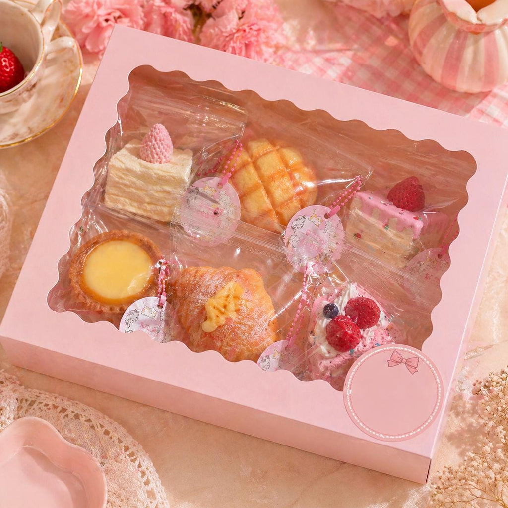 Fake Dessert Sensory Toys, Bakery Party Favor Box – , Birthday Goodie Bags, Kids Party Favors, Cute Kawaii Gift Set