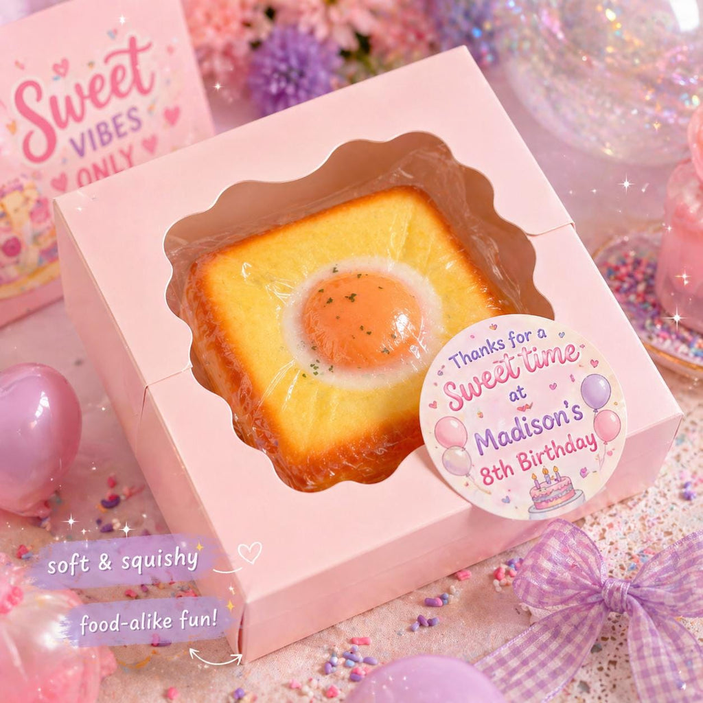 Fake Dessert Sensory Toys, Bakery Party Favor Box – , Birthday Goodie Bags, Kids Party Favors, Cute Kawaii Gift Set