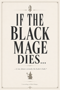 Final Fantasy If The Black Mage Dies...Blame the White Mage!| Eorzea Inspired Wall Art , Retro Gaming Decor (16x24) (Copy) - MagikaPop