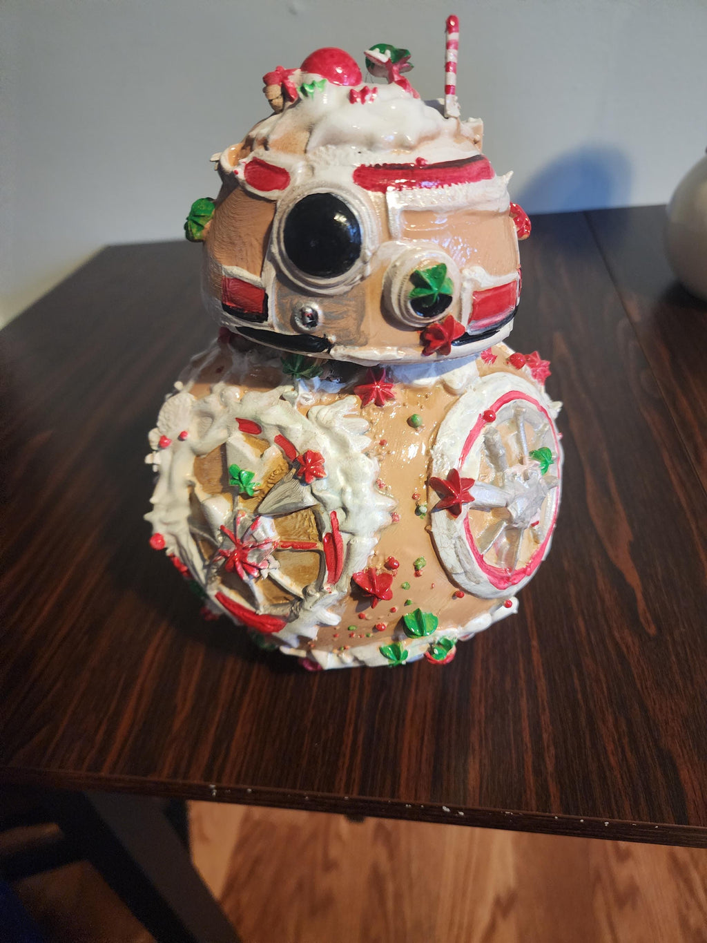 Ginger Bread Star Wars BB8, 8 inches hand painted artisan limited edition collectible Christmas Gift