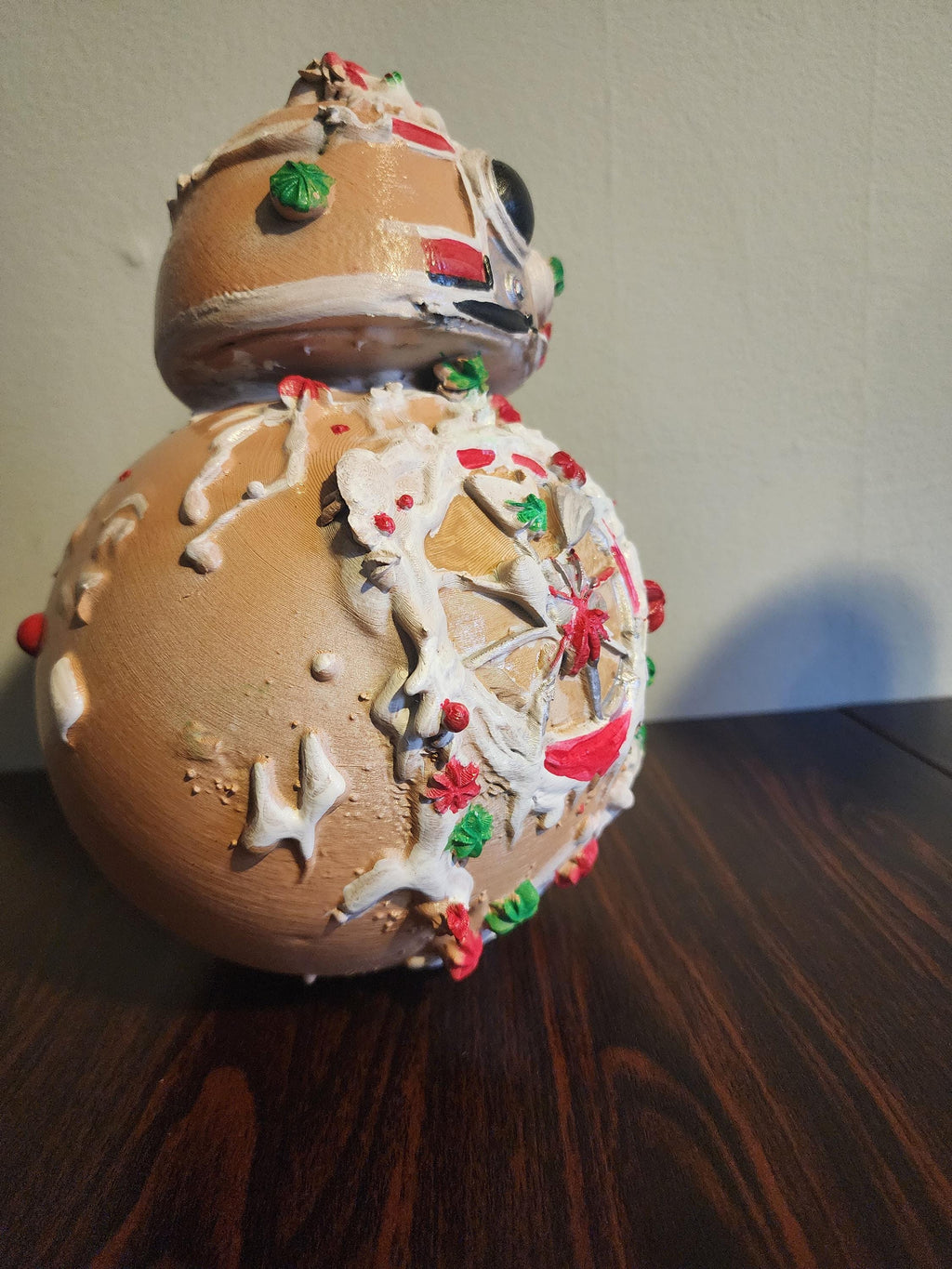 Ginger Bread Star Wars BB8, 8 inches hand painted artisan limited edition collectible Christmas Gift