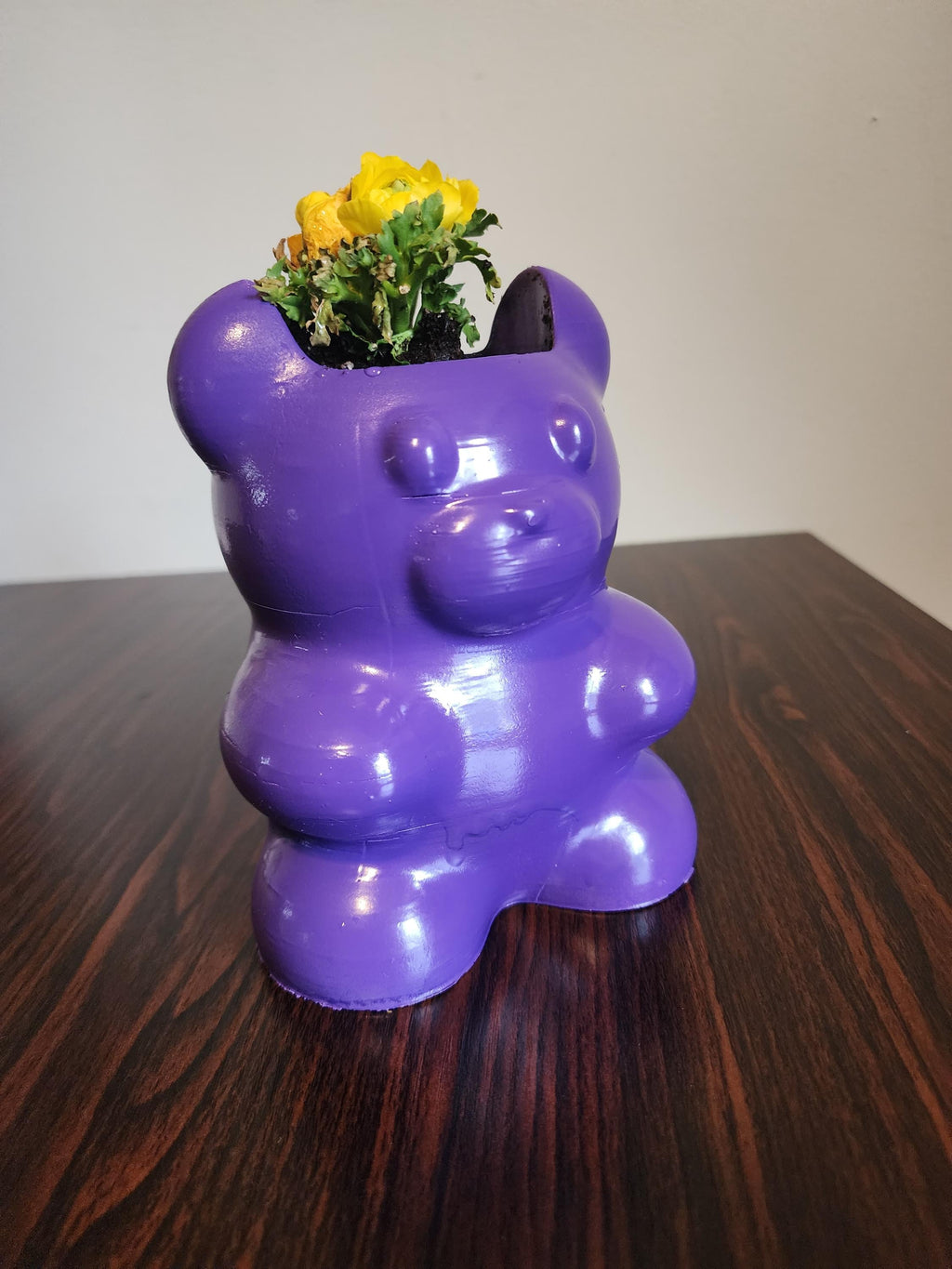 Gummy Bear Candy Kawaii Decor Flower Pot , 3 inches round plant pot