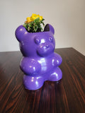 Gummy Bear Candy Kawaii Decor Flower Pot , 3 inches round plant pot