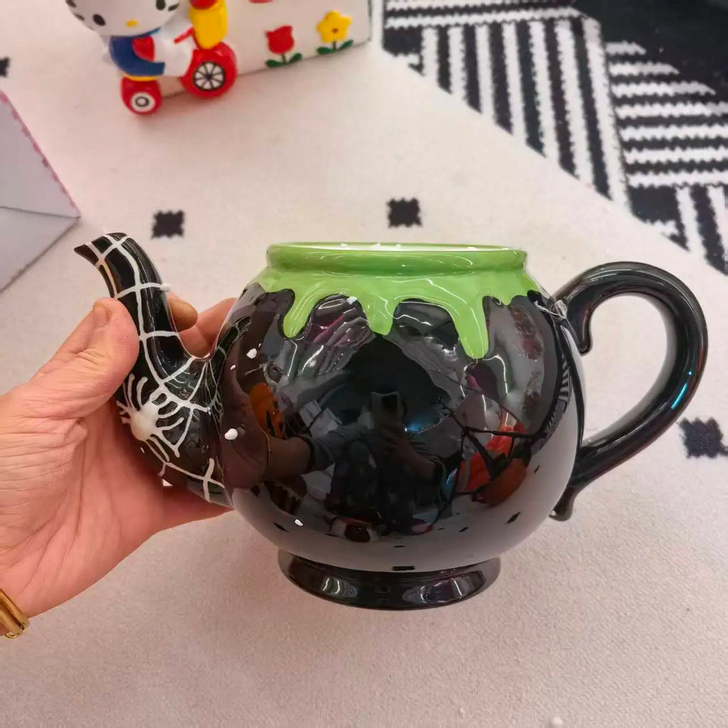 Halloween All Saints' Day Cup 3D Relief Handdrawn Ceramics Candy Jar Storage Tank Cup Water Cup Tableware Household Dinnerware