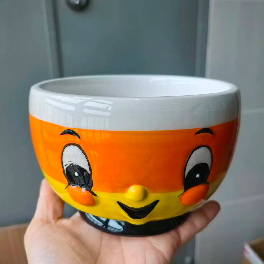 Halloween All Saints' Day Cup 3D Relief Handdrawn Ceramics Candy Jar Storage Tank Cup Water Cup Tableware Household Dinnerware