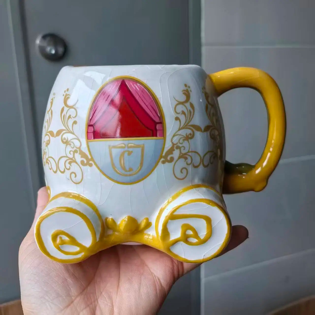 Halloween All Saints' Day Cup 3D Relief Handdrawn Ceramics Candy Jar Storage Tank Cup Water Cup Tableware Household Dinnerware