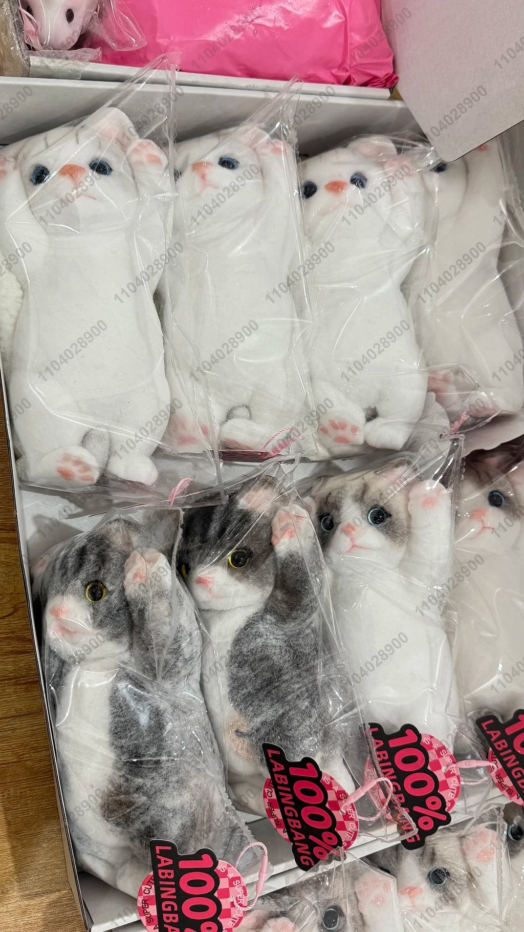 Handmade Big Kitty Cat High Quality Squishy Silicone Fuzzy Kitten Stress Release Gift