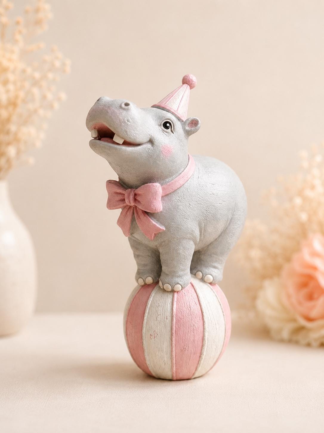 Hippo Cake Topper, Party Animals Birthday - MagikaPop