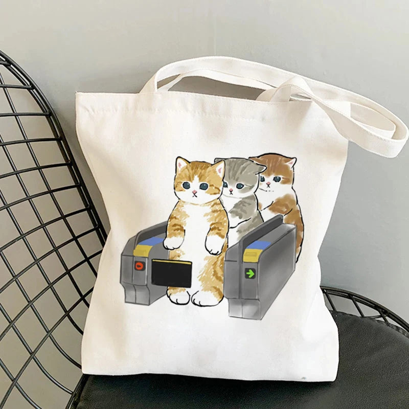 kawaii-cats-cartoon-manga-tote-bag-beach-bag-shopper-bags