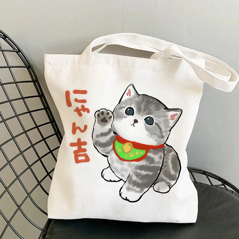 kawaii-cats-cartoon-manga-tote-bag-beach-bag-shopper-bags