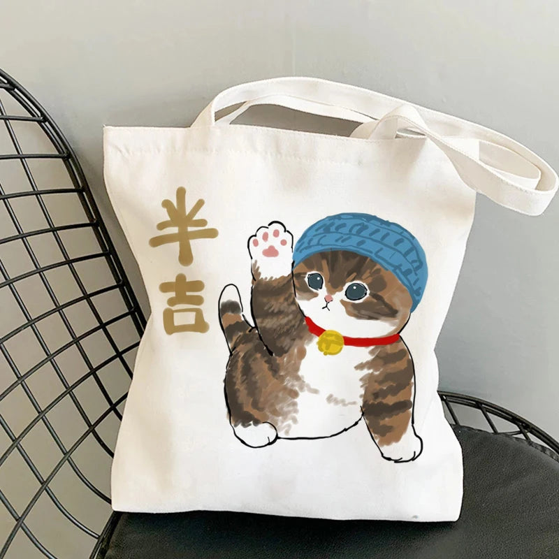 kawaii-cats-cartoon-manga-tote-bag-beach-bag-shopper-bags