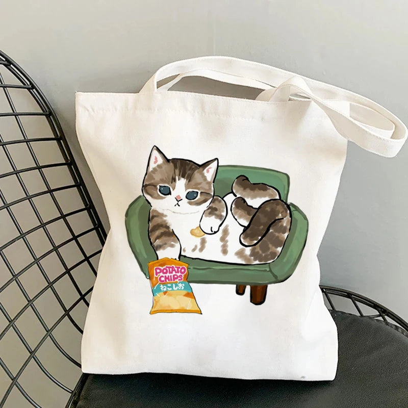 kawaii-cats-cartoon-manga-tote-bag-beach-bag-shopper-bags