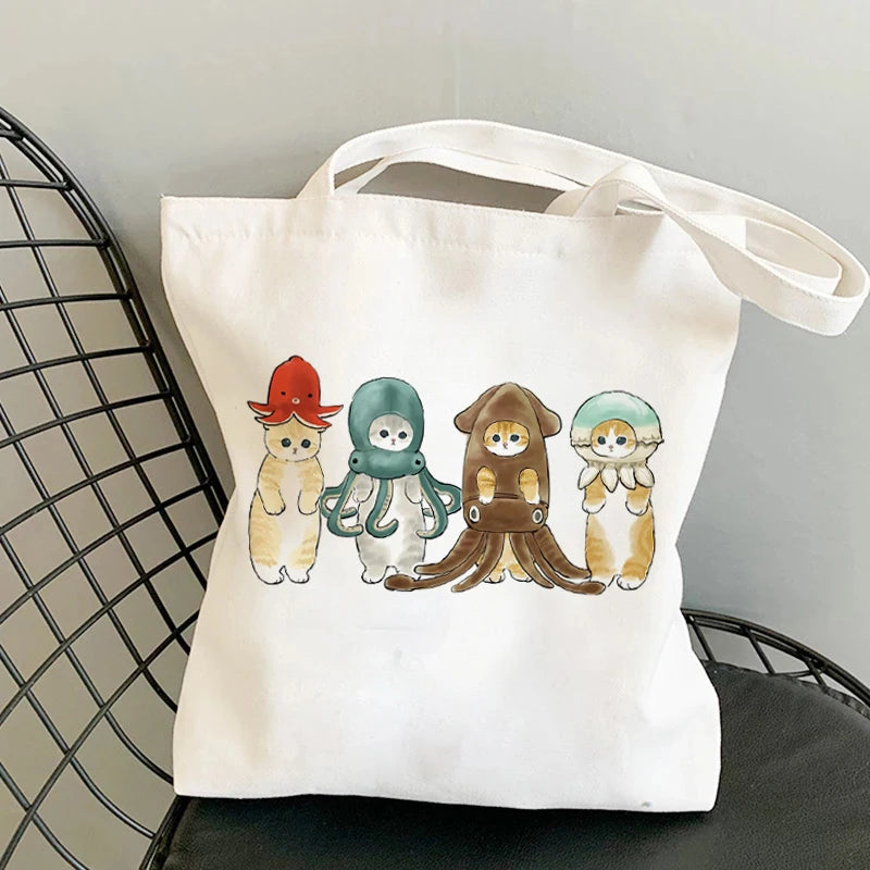kawaii-cats-cartoon-manga-tote-bag-beach-bag-shopper-bags