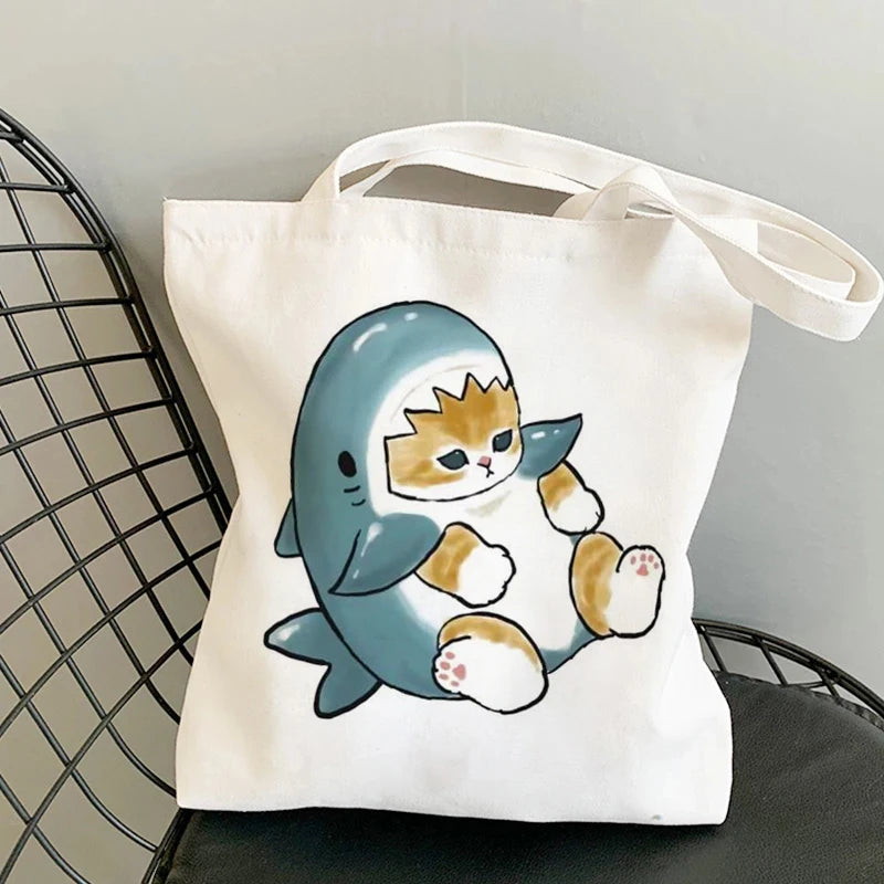kawaii-cats-cartoon-manga-tote-bag-beach-bag-shopper-bags