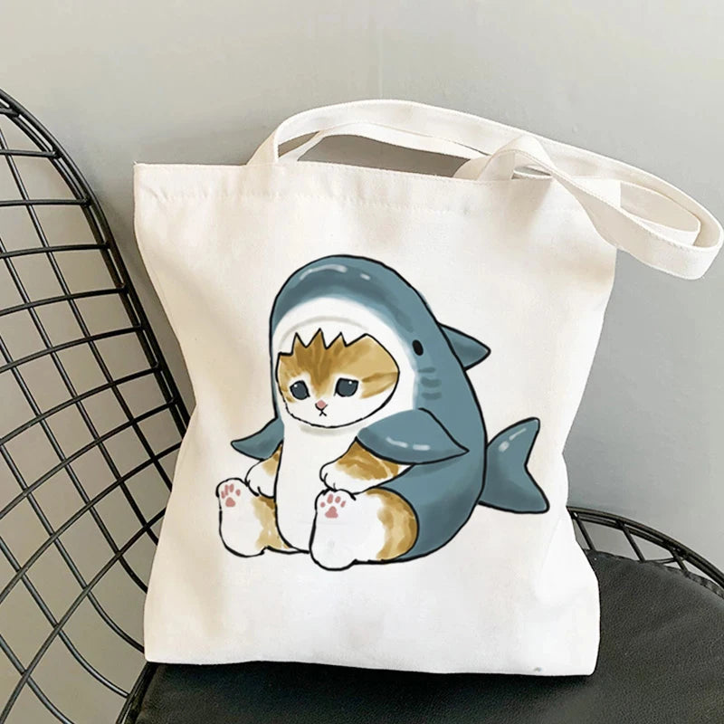 kawaii-cats-cartoon-manga-tote-bag-beach-bag-shopper-bags