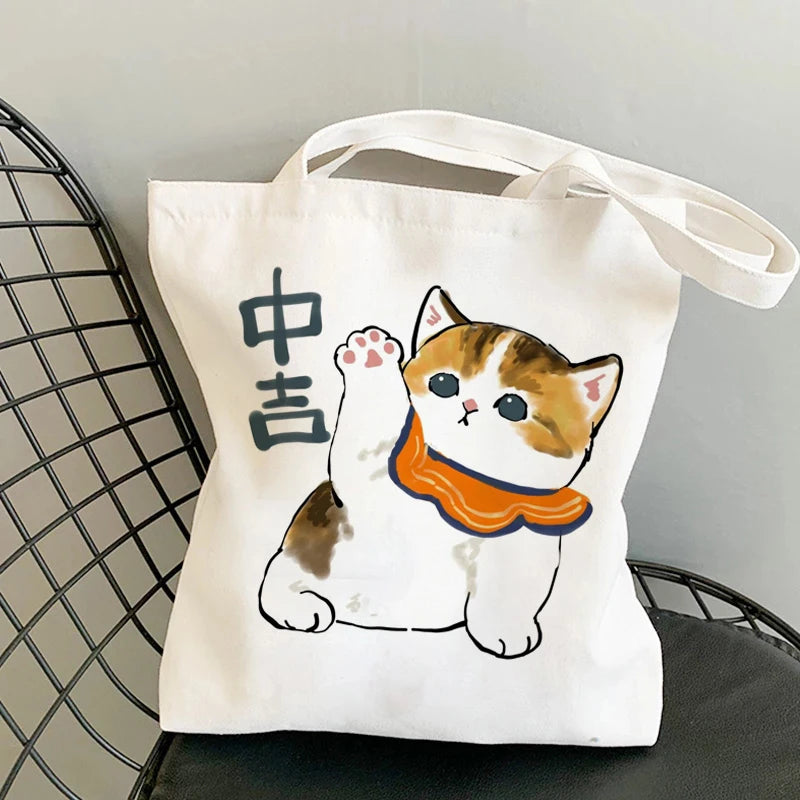 kawaii-cats-cartoon-manga-tote-bag-beach-bag-shopper-bags