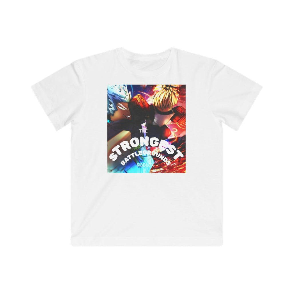 Kids 'Strongest Battleground' Roblox Graphic Tee - Anime Gaming T-Shirt for Boys & Girls