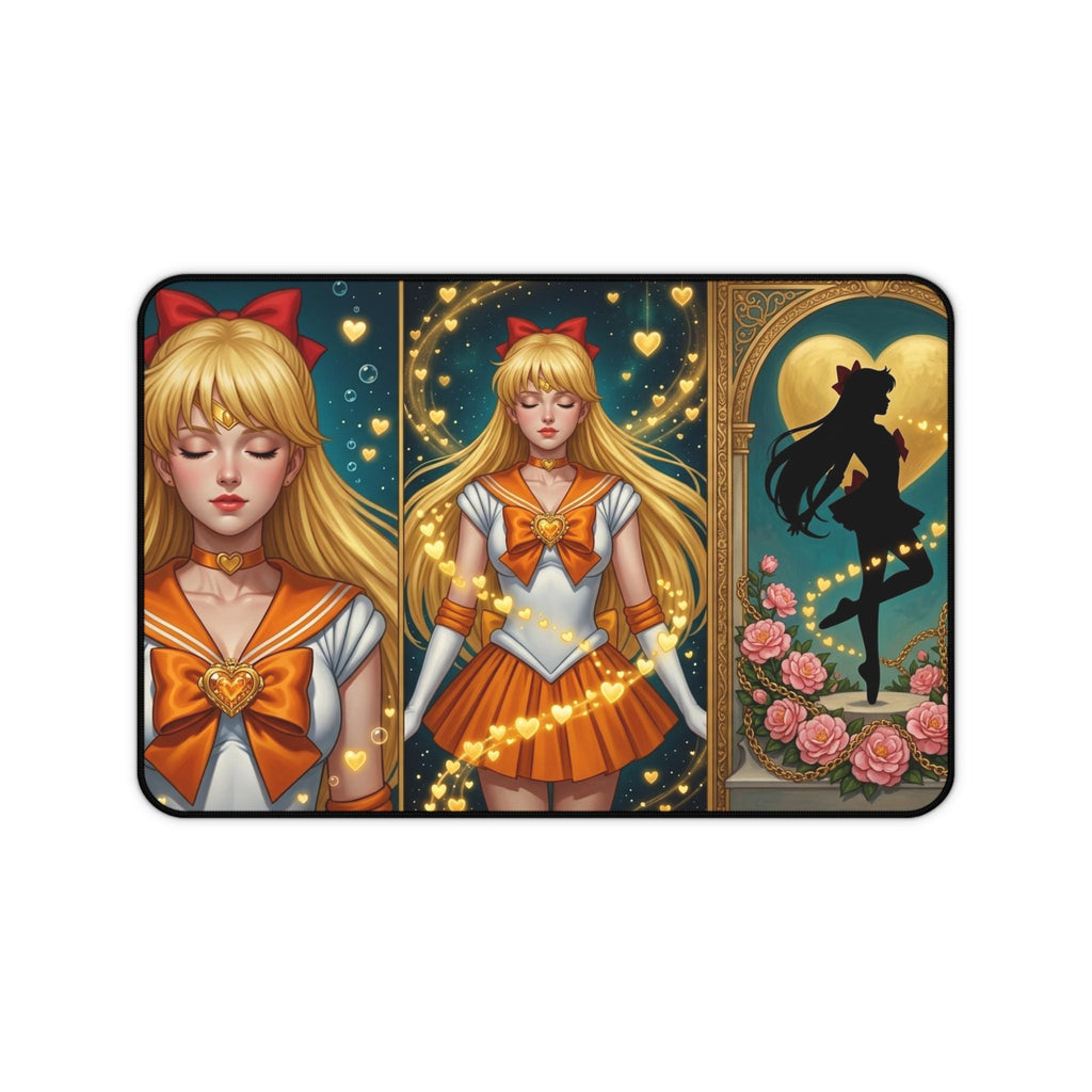 Magical Girl Desk Mat, Anime Mouse Pad, Kawaii Desk Setup, Aesthetic Gaming Mat, Cute Office Decor, Gift for Anime Lover
