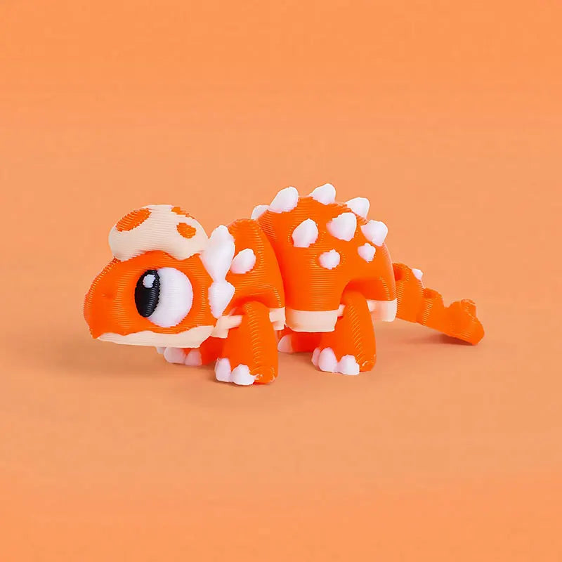 Mini 3D Printed Dinosaur Toys - Movable Joints, Flexi