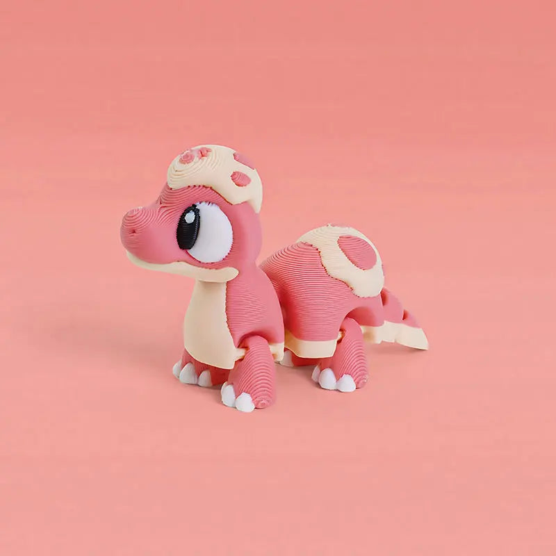 Mini 3D Printed Dinosaur Toys - Movable Joints, Flexi