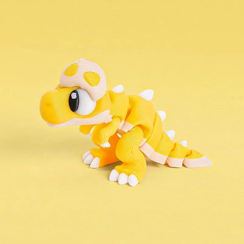 Mini 3D Printed Dinosaur Toys - Movable Joints, Flexi