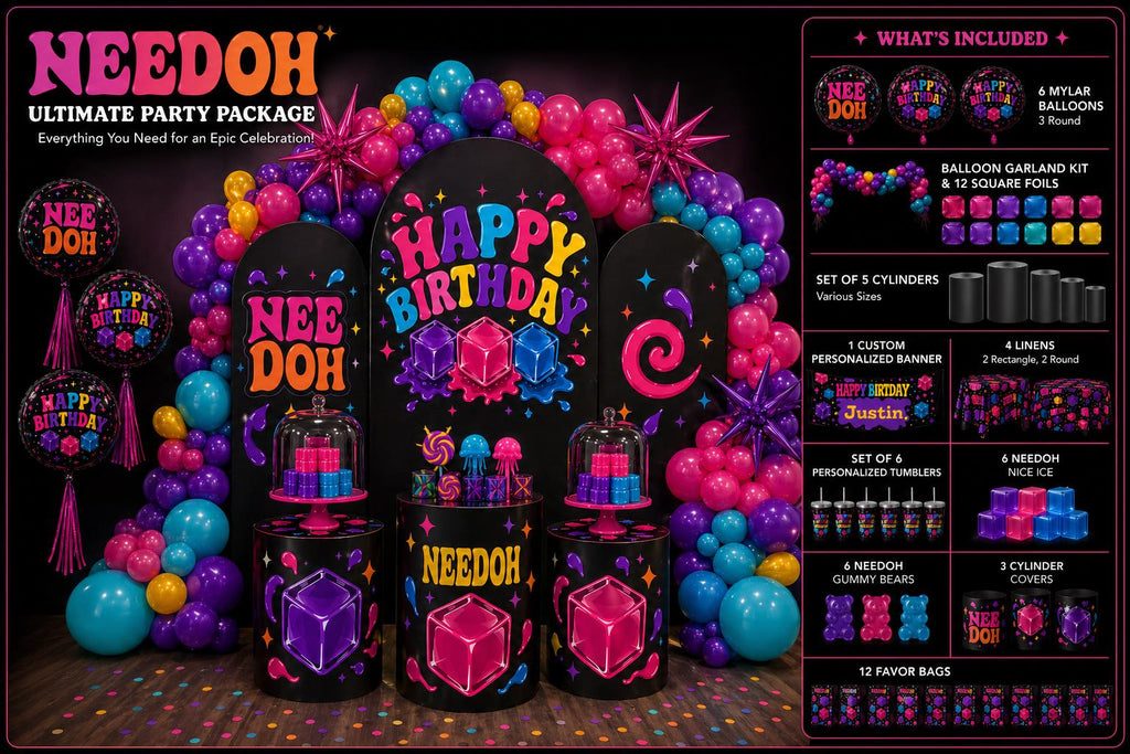 Nice Ice Party Supplies Kit, Viral Cube,