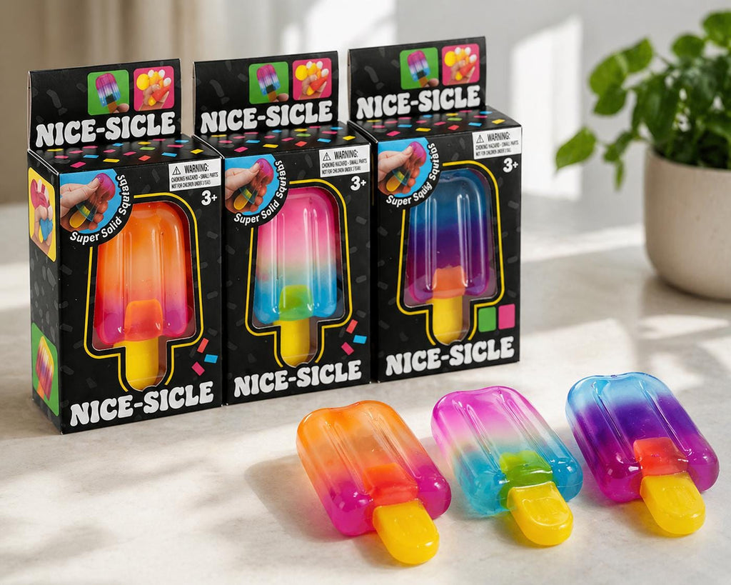 Nice-Sicle Stress Relief Squishy Cube Anti-Anxiety - MagikaPop