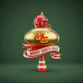 Personalized Kansas City Chiefs Christmas Tree Topper, Hand-Painted 3D Printed