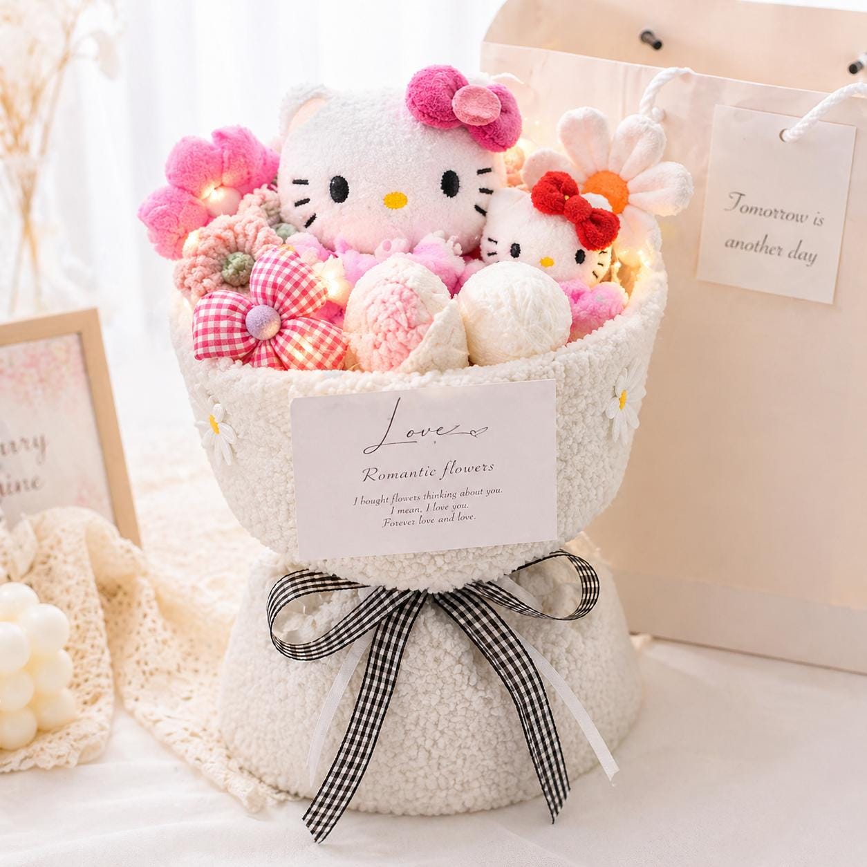 Plush Doll Flower Bouquet Gift for Special Occasions