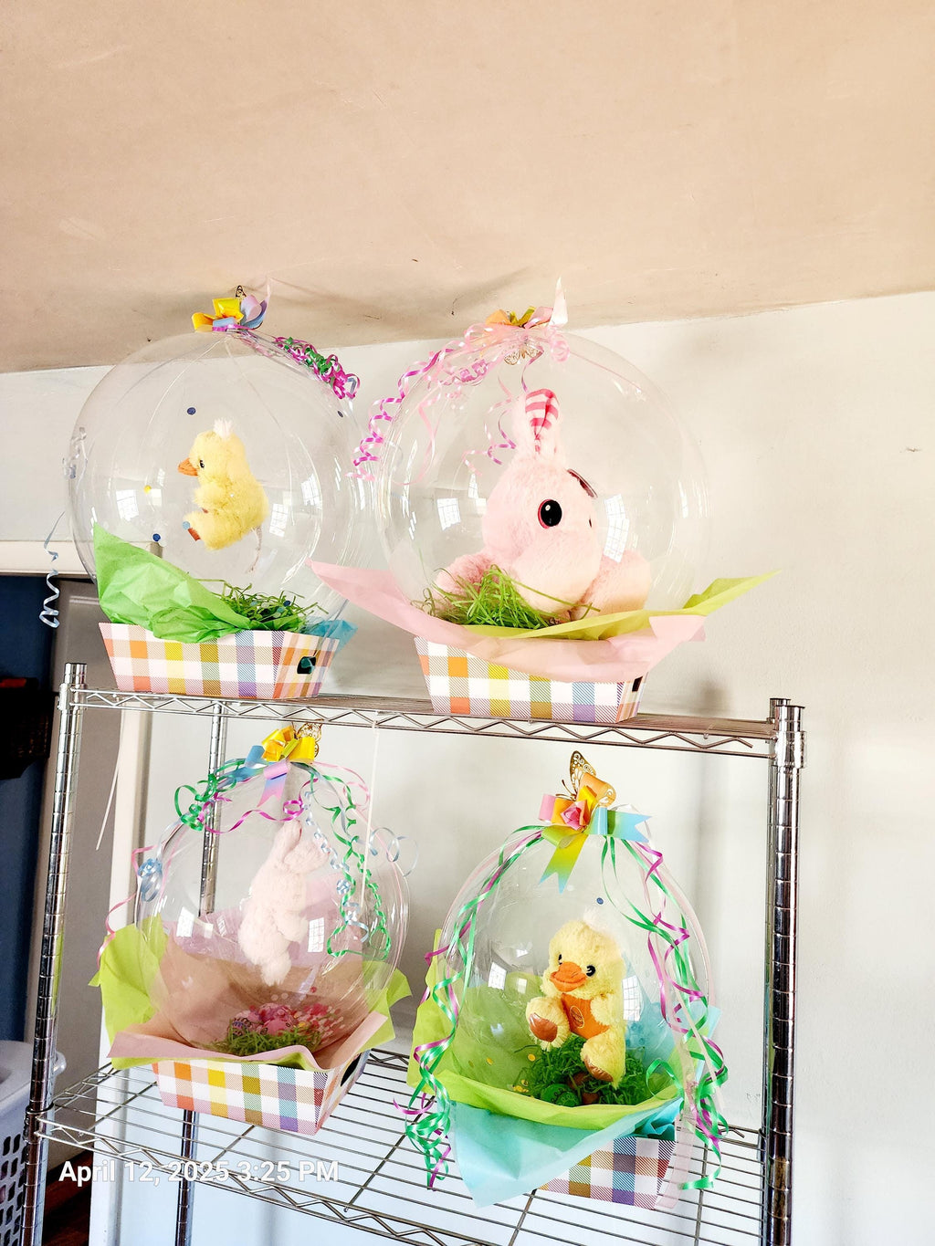 Plushie Easter Gift Balloon Surprise Bubble Bobo Wichita Kansas Gifts Delivered