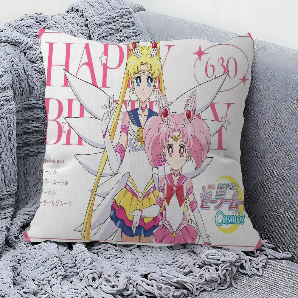 ailor Moon Decorative Room Aesthetics Pillow Case Home Decor 45x45 - MagikaPop