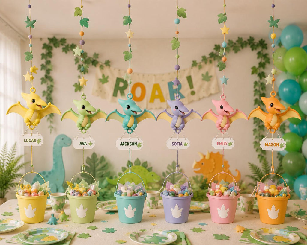 Pterodactyl Banner Prop, Dino Balloon holder,  Dinosaur Party supplies