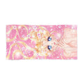 Sailor Girl Pink Anime Beach Towel — Magical Girl Illustration