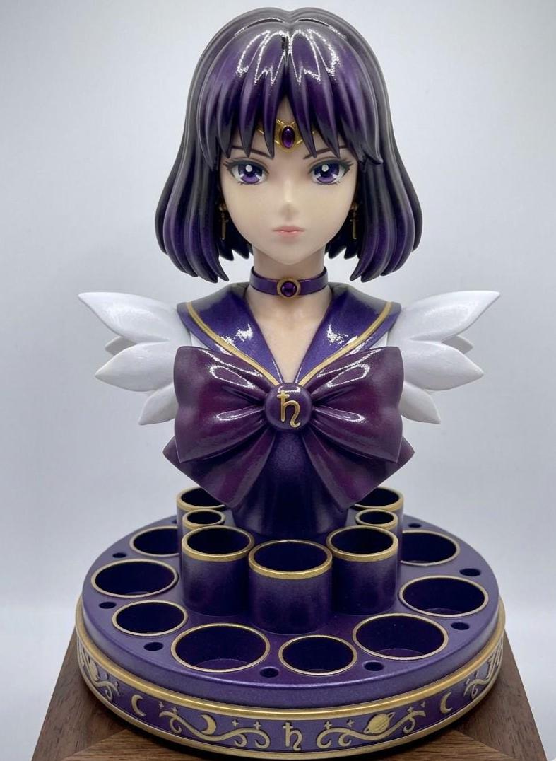 Sailor Magical Girl Saturn Makeup Brush Holder – Anime Kawaii Decor