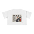 Sailor Magical Girl Tee | Y2K Retro Vogue Magazine Crop Tee | Fashion Editorial Graphic Tee