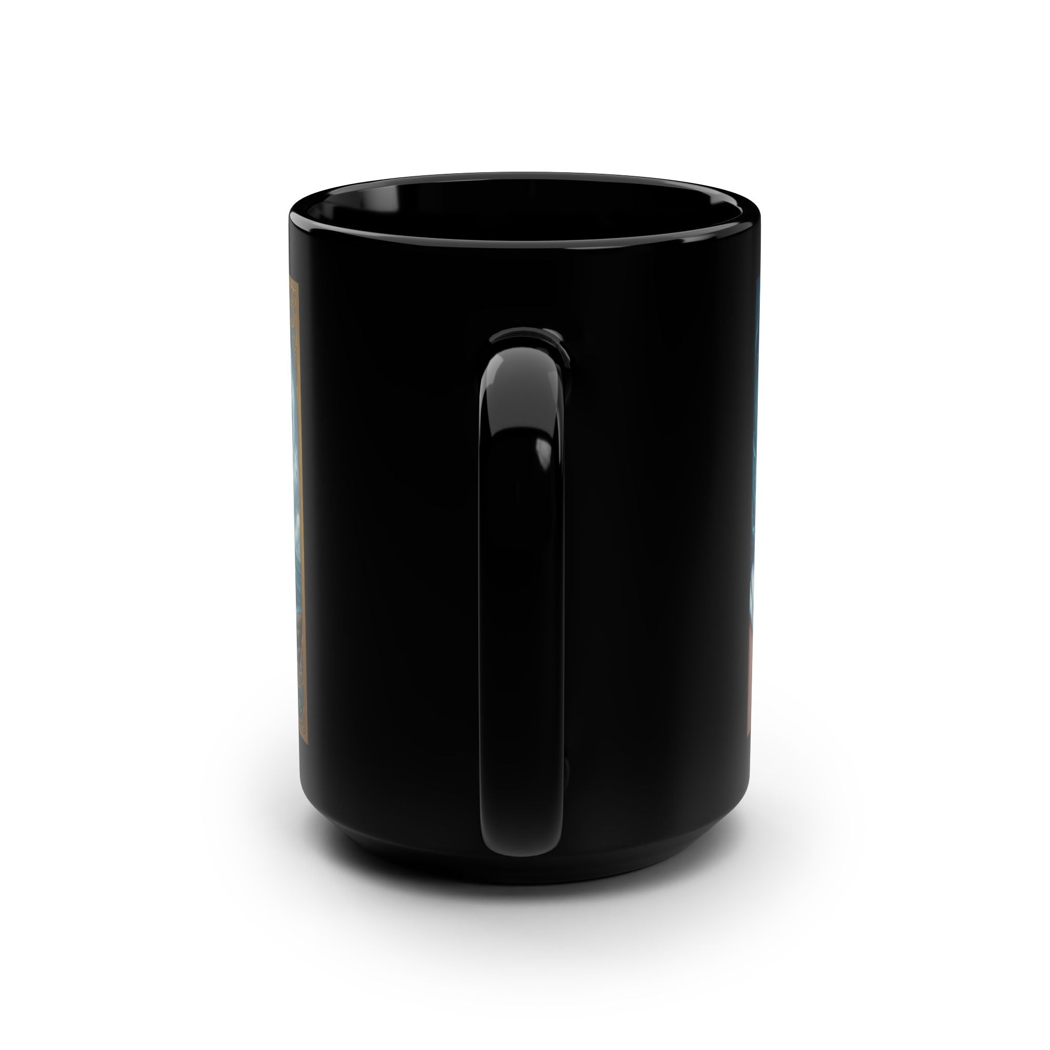 Sailor Mercury ,  15oz Black Ceramic Mug