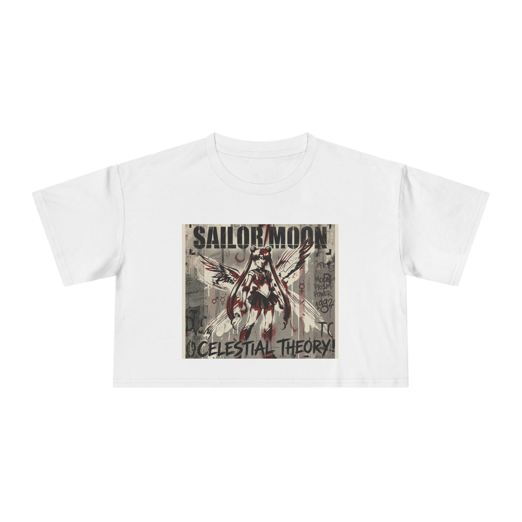 Sailor Moon Celestial Theory crop tee | Anime vintage poster design