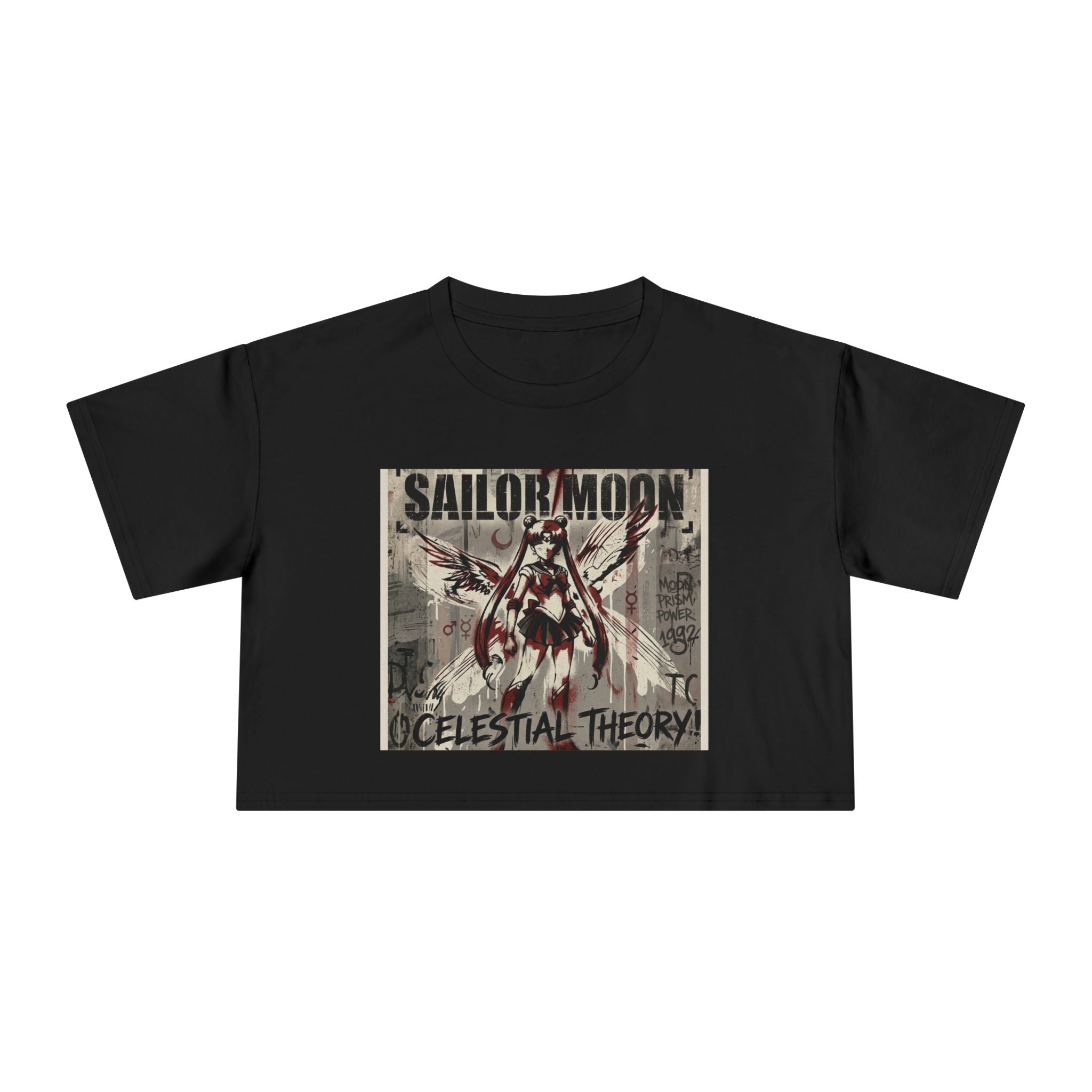 Sailor Moon Celestial Theory crop tee | Anime vintage poster design