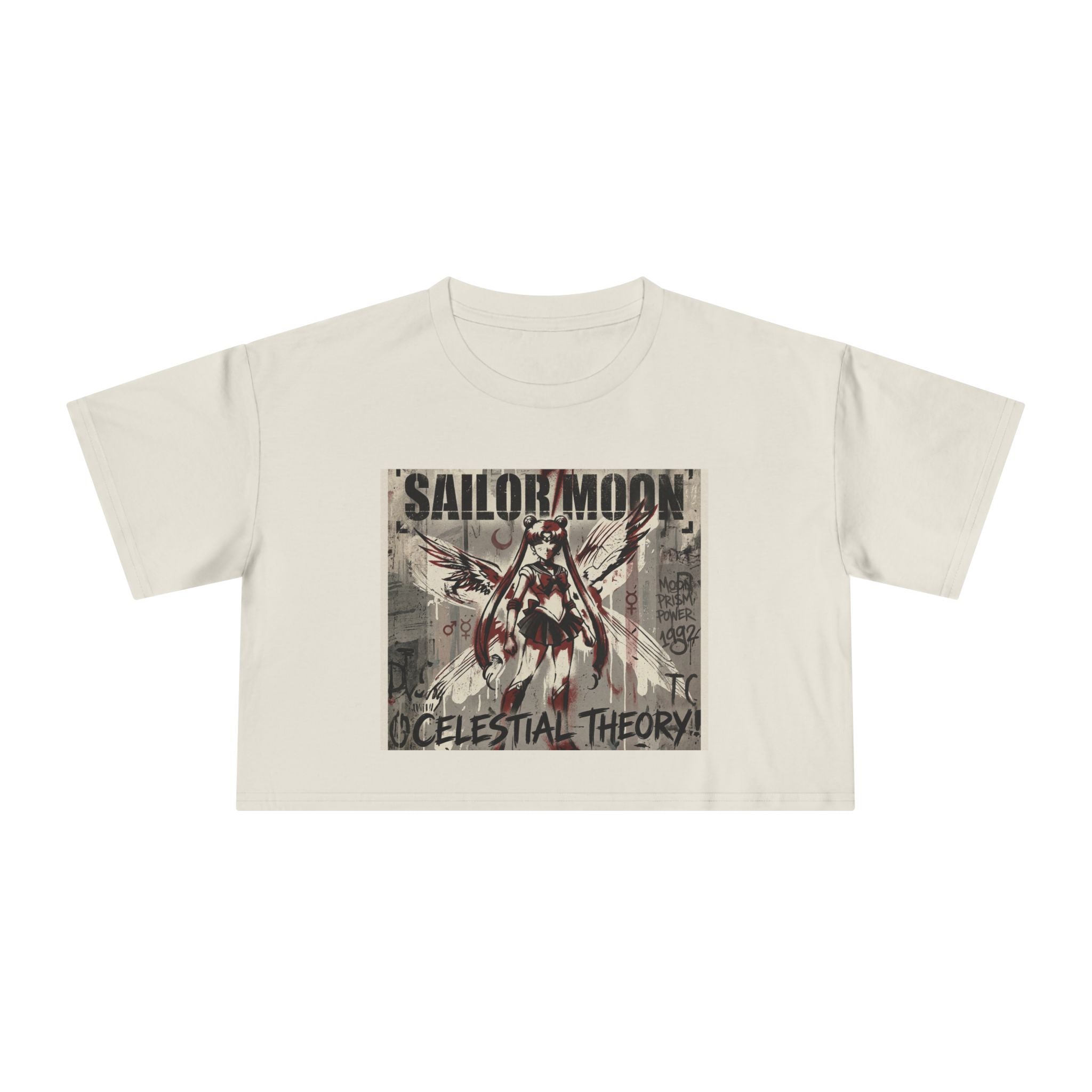 Sailor Moon Celestial Theory crop tee | Anime vintage poster design