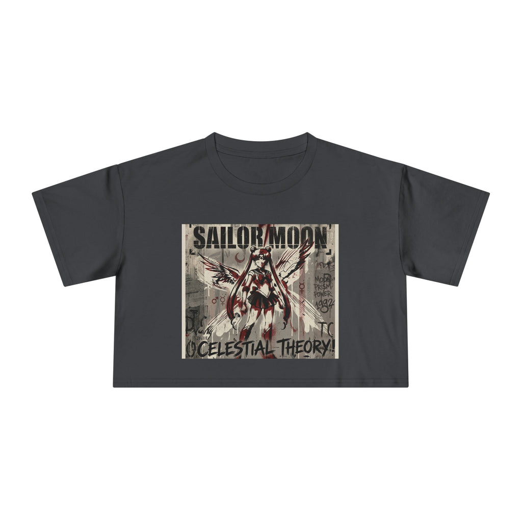 Sailor Moon Celestial Theory crop tee | Anime vintage poster design