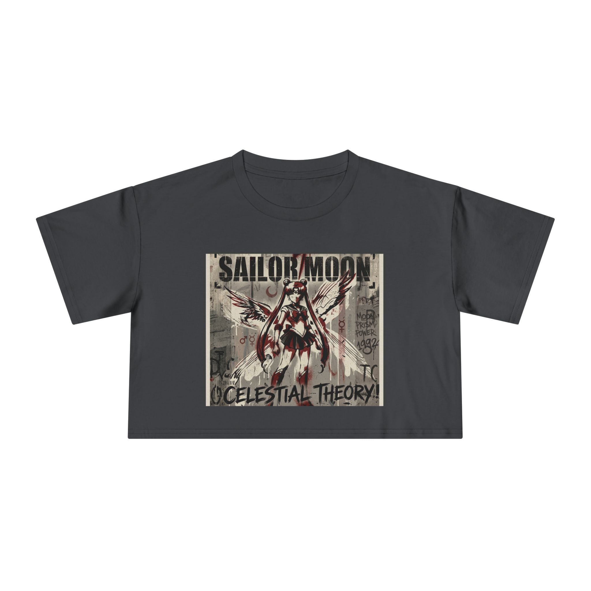 Sailor Moon Celestial Theory crop tee | Anime vintage poster design