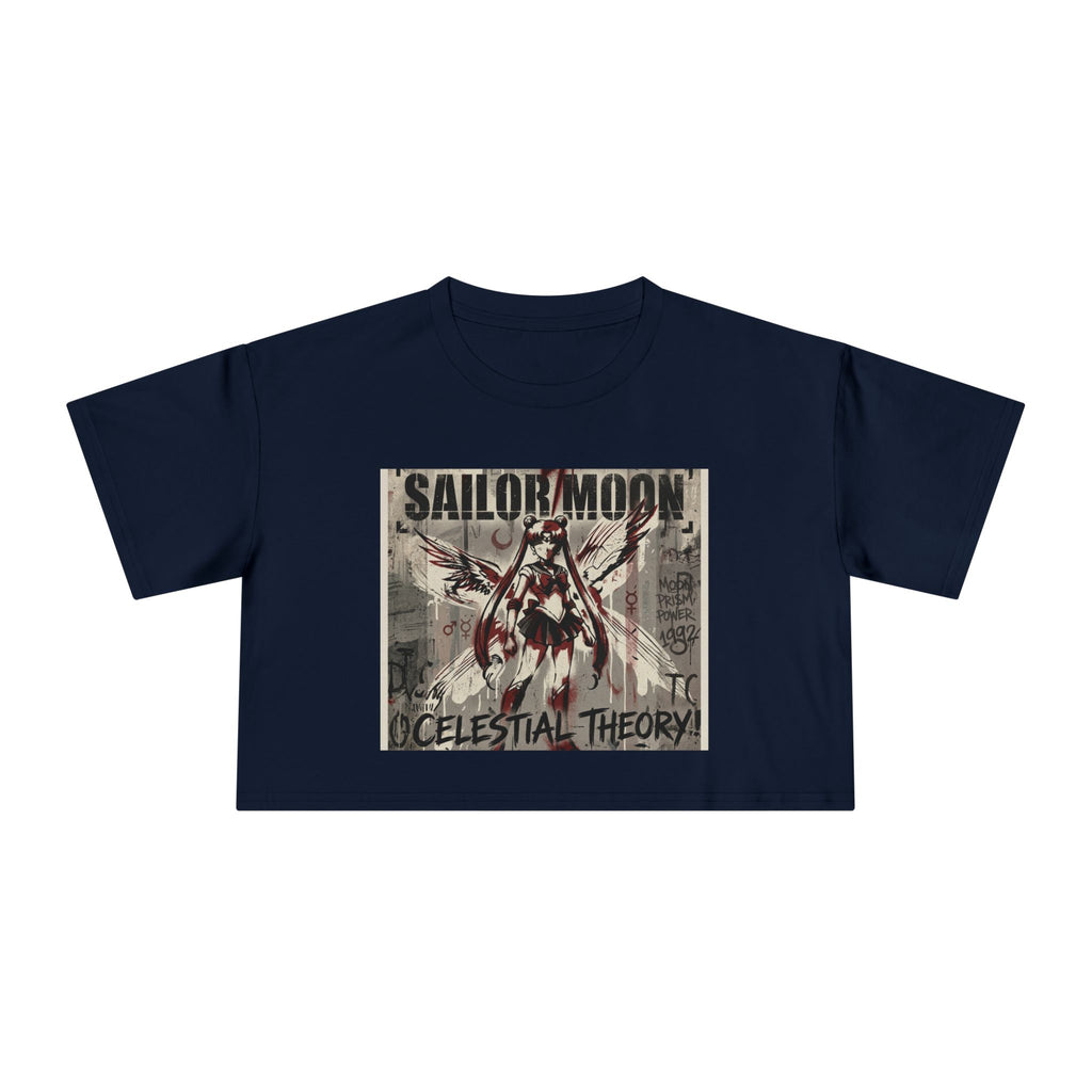 Sailor Moon Celestial Theory crop tee | Anime vintage poster design