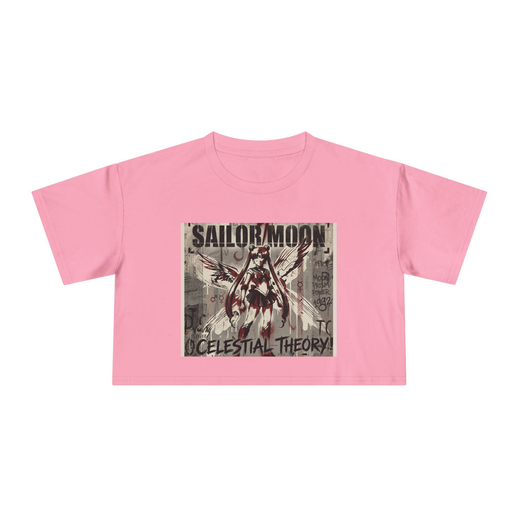 Sailor Moon Celestial Theory crop tee | Anime vintage poster design