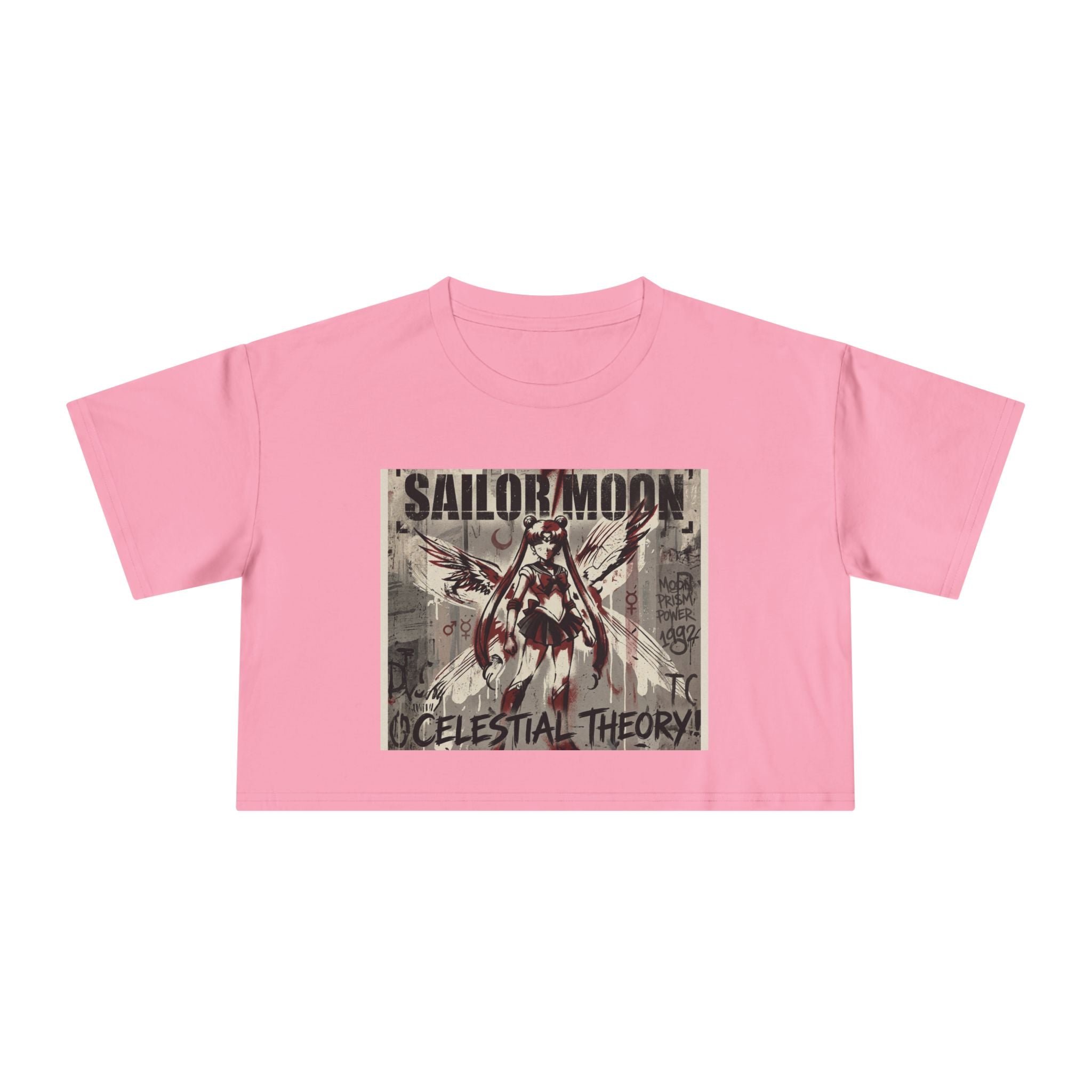Sailor Moon Celestial Theory crop tee | Anime vintage poster design
