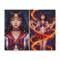Sailor Scout Warrior Illustration Canvas