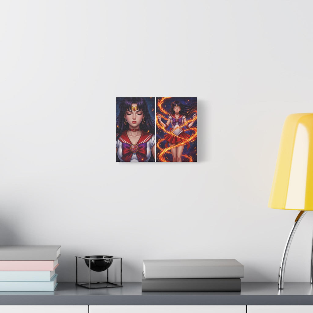 Sailor Scout Warrior Illustration Canvas