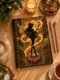 Sailor Silhouette with Golden Hearts Hardcover Journal | Matte