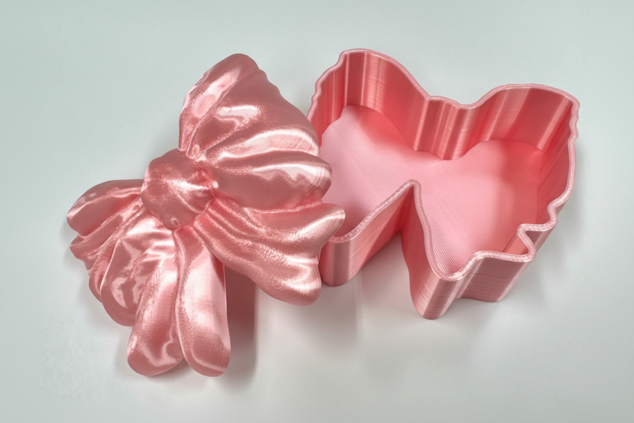 Coquette Bow Jewelry or Make Up Storage Box