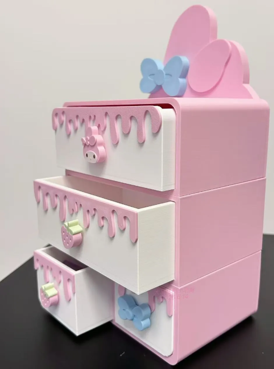 My Melody Stylized Table Top Storage Kawaii Decor