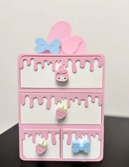 My Melody Stylized Table Top Storage Kawaii Decor